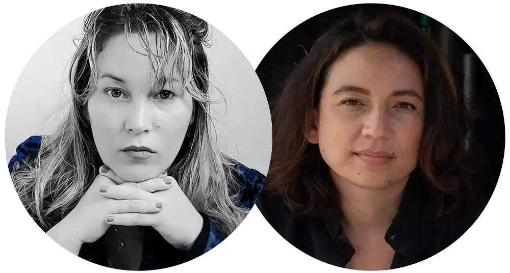 Rosa María Rodríguez Pupo y Cristina Gallego