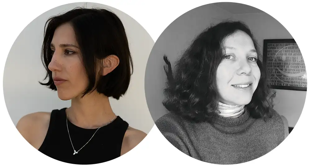 Valeria Hofmann y Úrsula Budnik